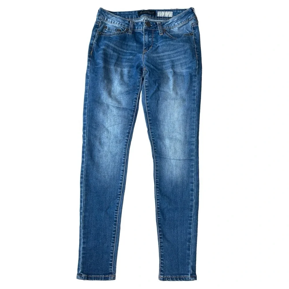 Aeropostale Women's Blue Skinny Jeans | Size 2 Regular | Great Condition - Picture 1 of 8